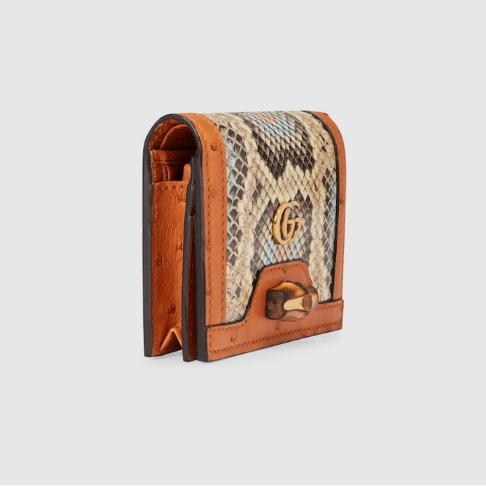 Authentic Gucci Diana Python Card Case Wallet - Picture 4 of 5
